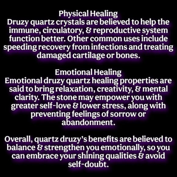 💜 Learn About Druzy ❤️ - Picture 11 of 16